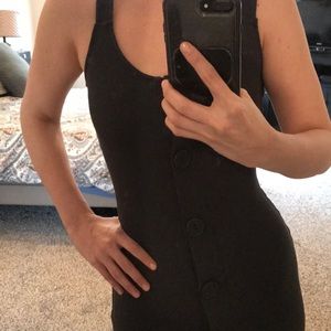 Unique button down midi dress